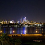 Perth at night photo
